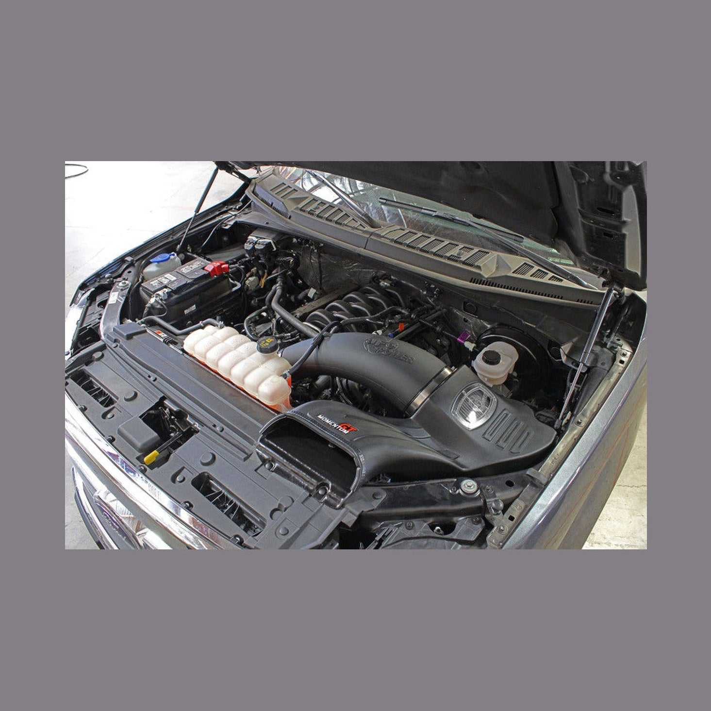 aFe aFe Momentum GT Pro Dry S Stage-2 Intake System 15-17 Ford F-150 V8 5.0L, installed