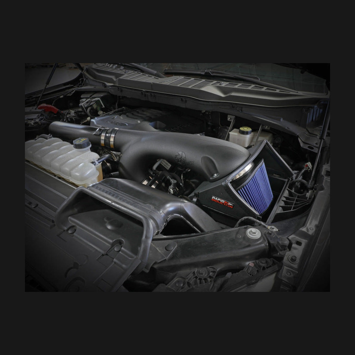 aFe aFe Rapid Induction Cold Air Intake System w/Pro 5R Filter 2021+ Ford F-150 V6-3.5L (tt), installed