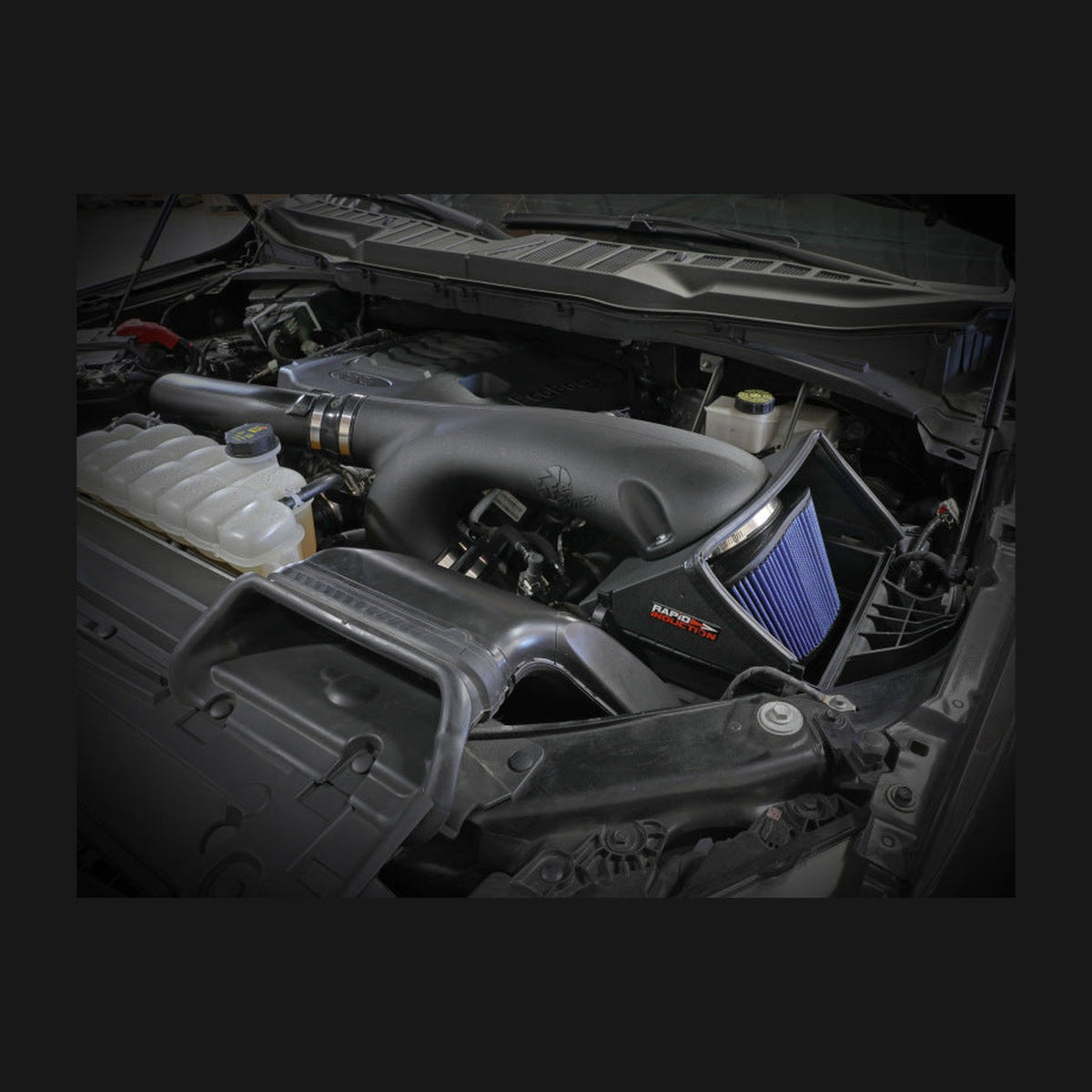 aFe aFe Rapid Induction Cold Air Intake System w/Pro 5R Filter 2021+ Ford F-150 V6-3.5L (tt), installed