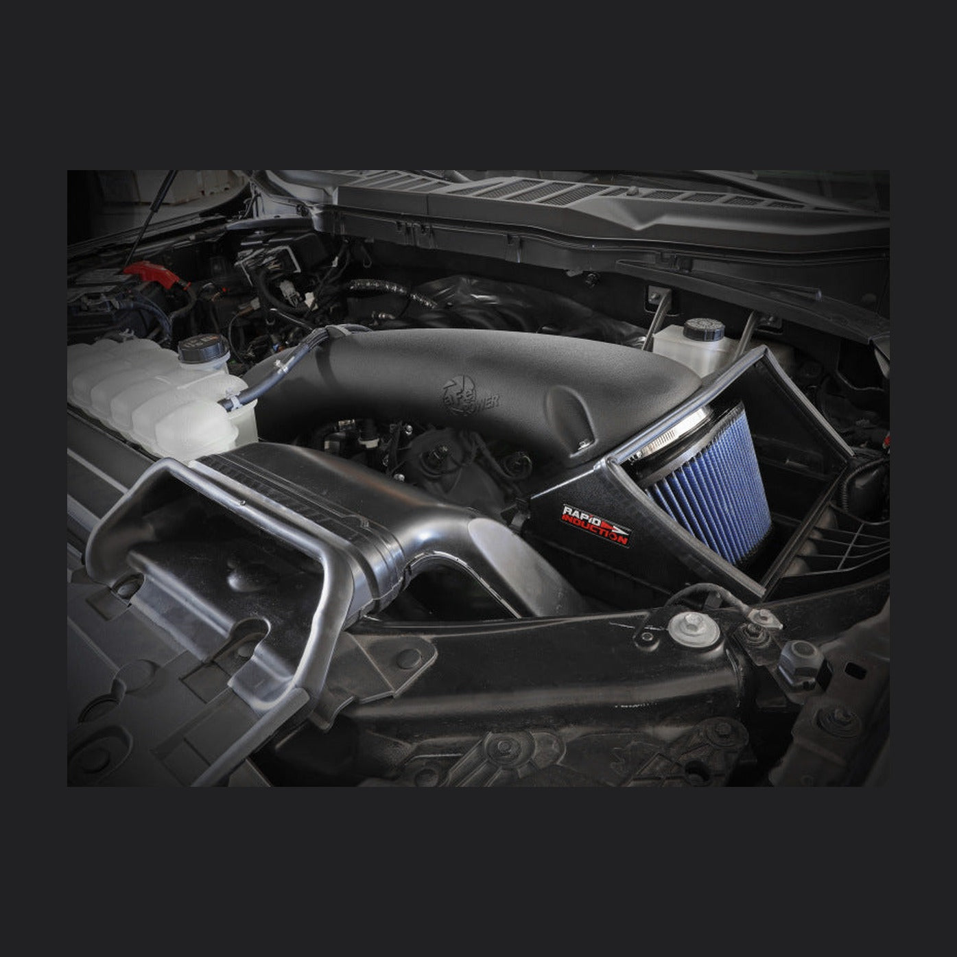 aFe aFe Rapid Induction Cold Air Intake System w/Pro 5R Filter 2021+ Ford F-150 V8-5.0L, installed