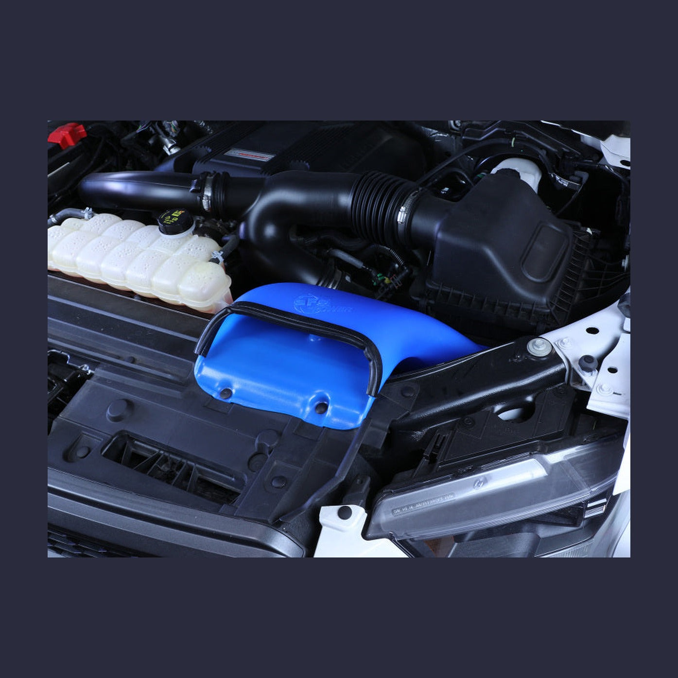 aFe aFe Quantum Cold Air Intake System Scoop 15-20 Ford F150/Raptor V6-2.7L / V6-3.5L / V8-5.0L, installed