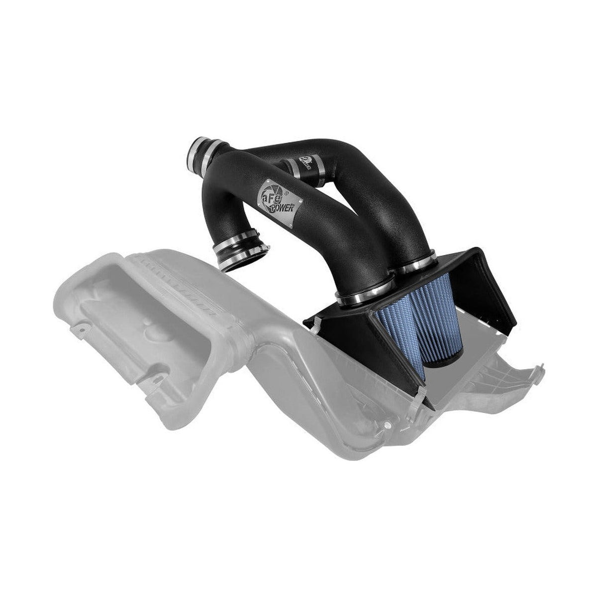 aFe aFe MagnumFORCE Pro 5R Stage-2 XP Intake System 16 Ford F-150 EcoBoost V6-2.7L/3.5L (tt) (Blk)