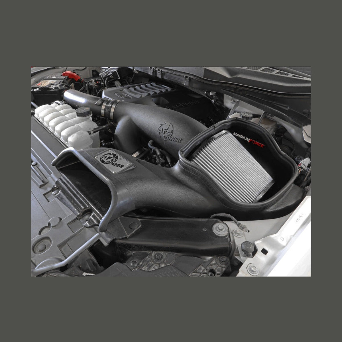aFe aFe MagnumFORCE Intake Stage-2 Pro DRY S 2021 Ford F-150 V6-3.5L (tt), installed