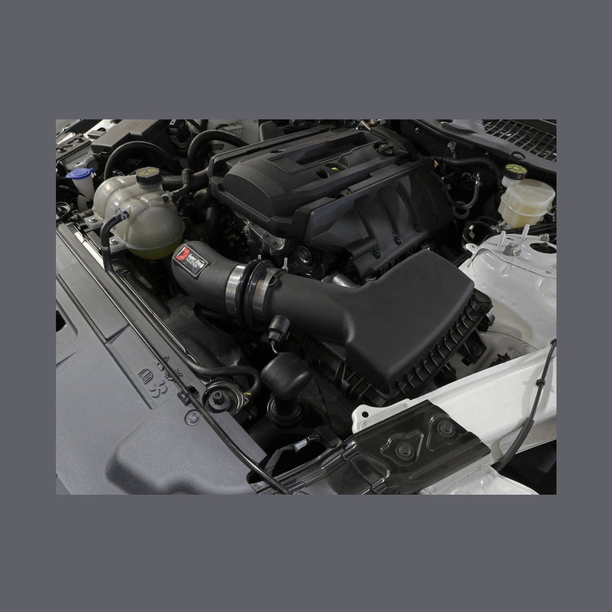 aFe aFe Super Stock Induction System Pro Dry S Media 15-20 Ford Mustang L4-2.3L (t), installed