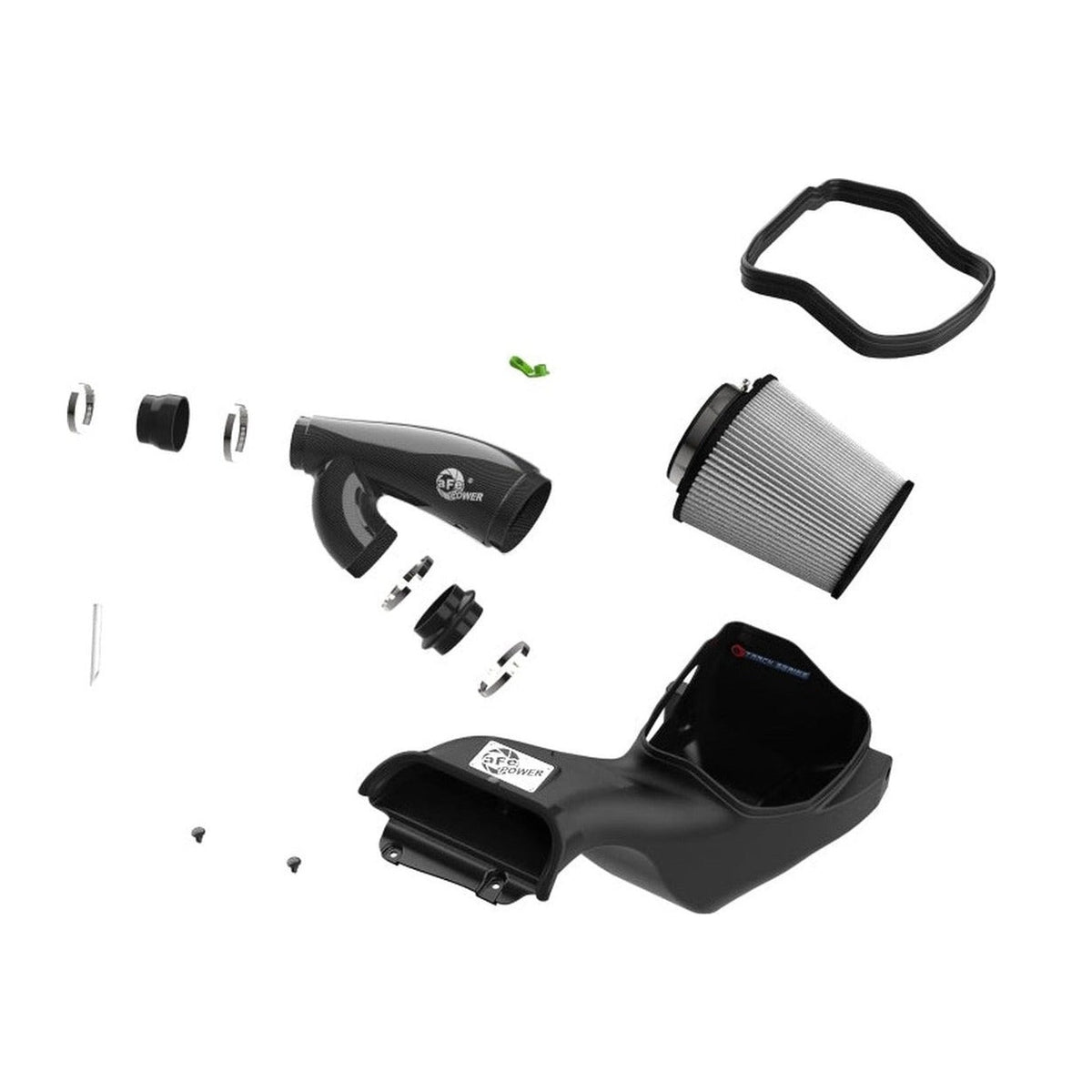 aFe aFe 21-24 Ford F150 Raptor Track Series Carbon Fiber Cold Air Intake System w/ Pro DRY S Filter