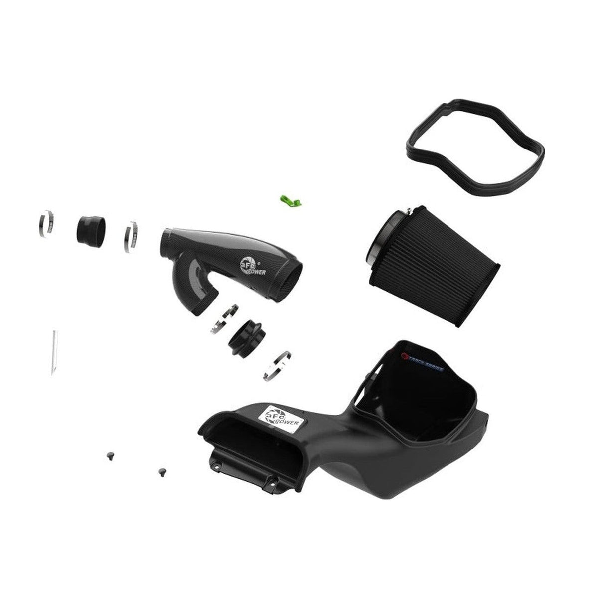 aFe aFe 21-24 Ford F150 Raptor Track Series Carbon Fiber Cold Air Intake System w/ Black Pro 5R Filter