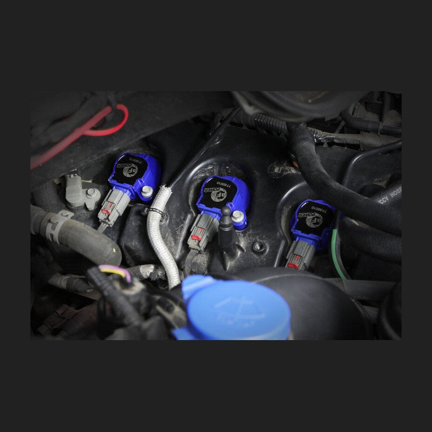aFe aFe 11-23 Ford V6 3.5L High-Performance Ignition Coil - Single, installed