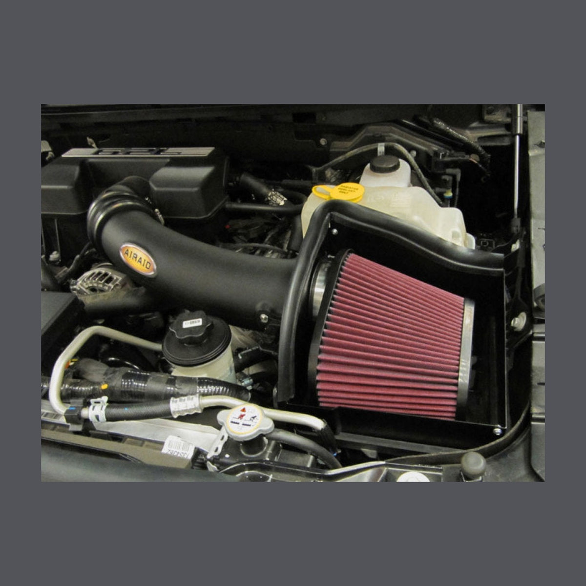 Airaid Airaid 10-14 Ford SVT Raptor / 11-13 F-150 6.2L CAD Intake System w/ Tube (Dry / Red Media)