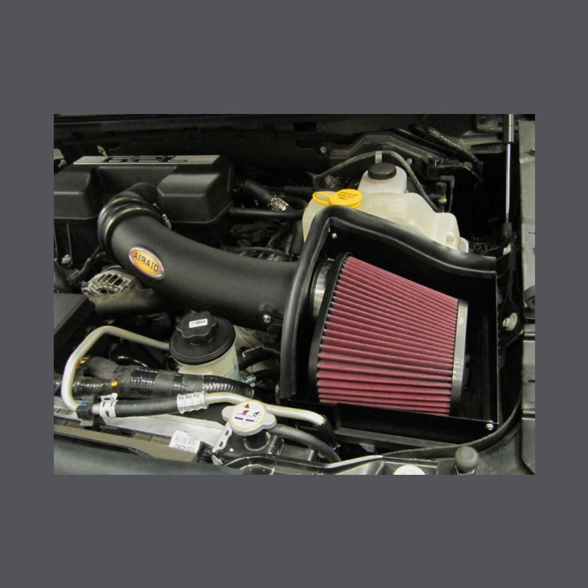 Airaid Airaid 10-14 Ford SVT Raptor / 11-13 F-150 6.2L CAD Intake System w/ Tube (Dry / Red Media)