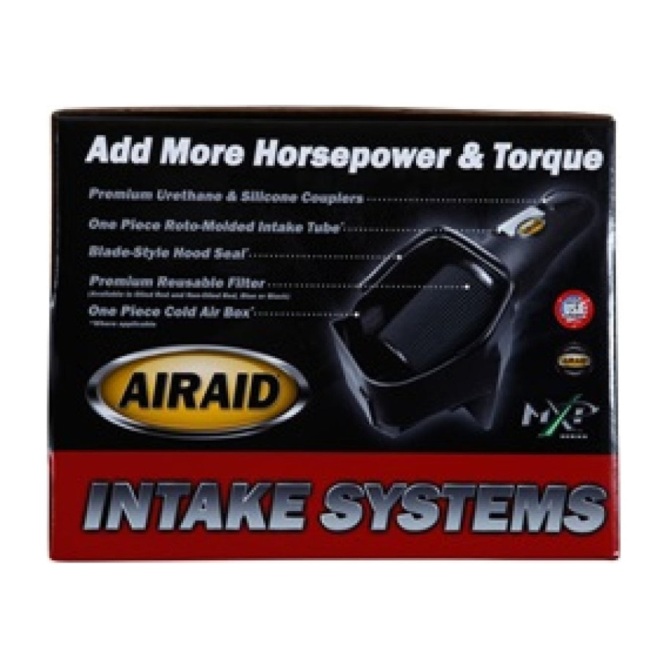 Airaid Airaid 10-14 Ford SVT Raptor / 11-13 F-150 6.2L CAD Intake System w/ Tube (Dry / Red Media)