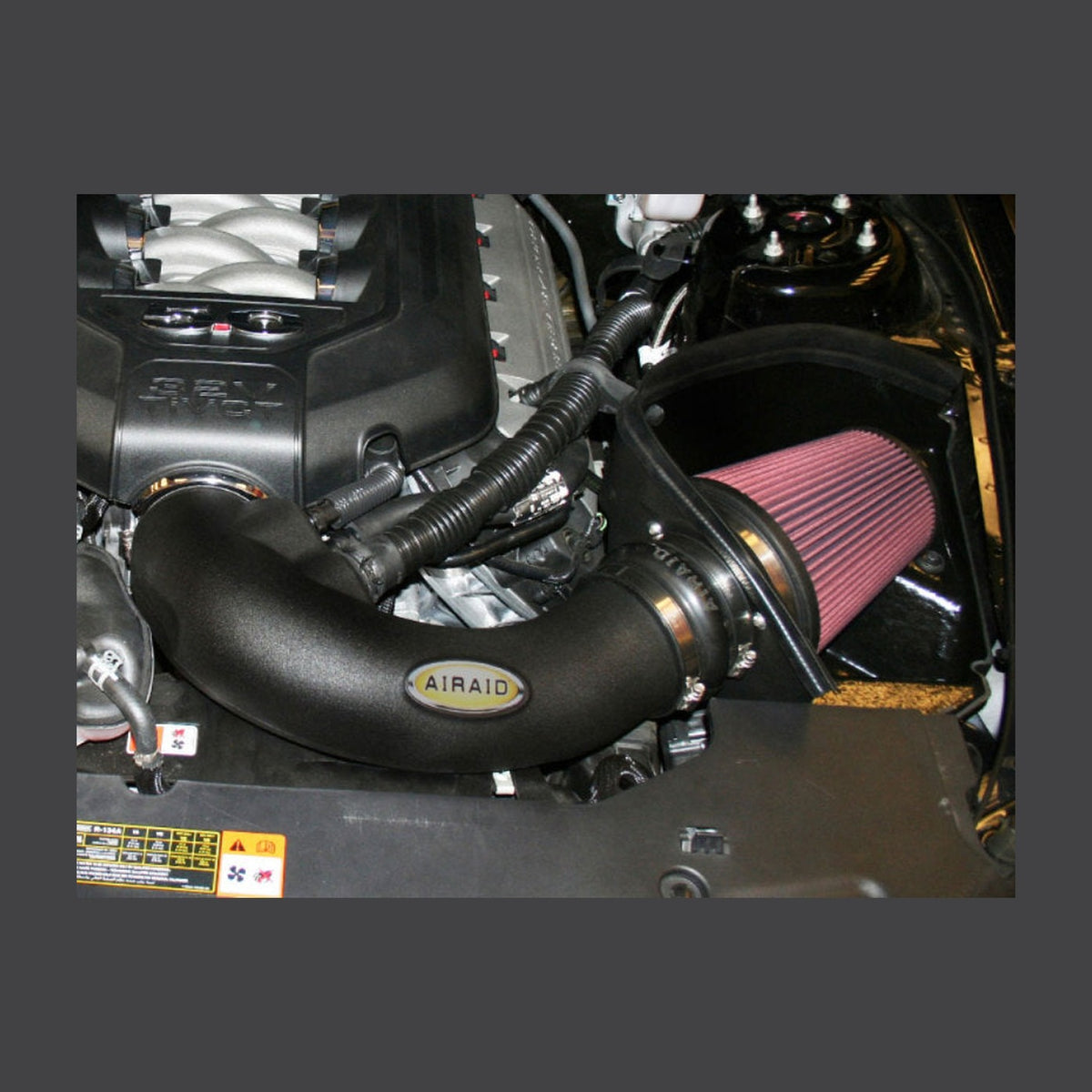 Airaid Airaid 11-14 Ford Mustang GT 5.0L Race Only (No MVT) MXP Intake System w/ Tube (Oiled / Red Media)