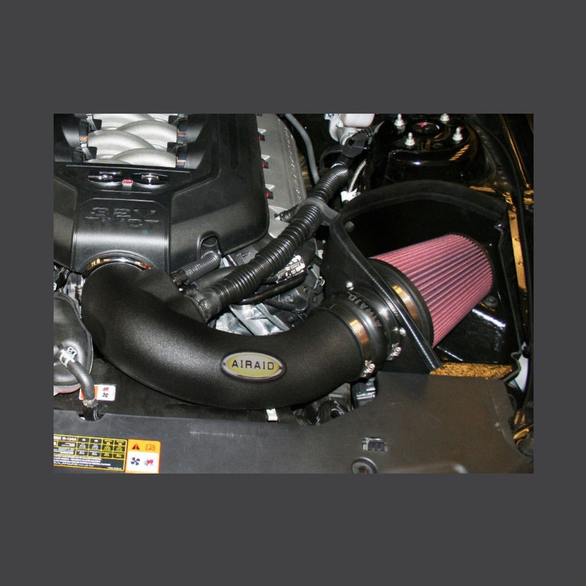 Airaid Airaid 11-14 Ford Mustang GT 5.0L Race Only (No MVT) MXP Intake System w/ Tube (Oiled / Red Media)