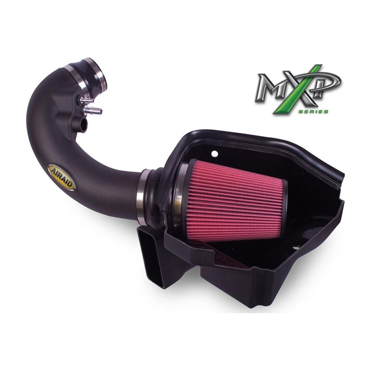 Airaid Airaid 11-14 Ford Mustang GT 5.0L Race Only (No MVT) MXP Intake System w/ Tube (Oiled / Red Media)