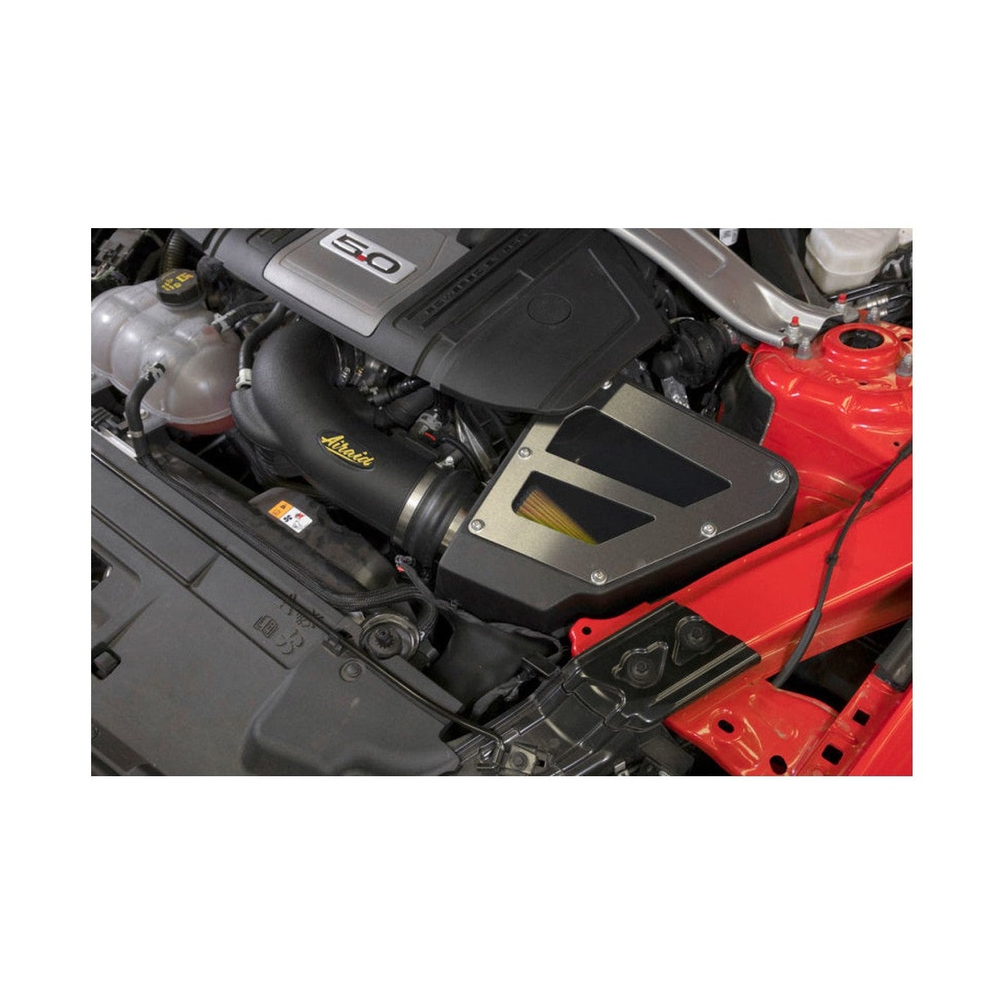 Airaid Airaid 18-20 Ford Mustang GT V8 5.0L Performance Air Intake System, installed