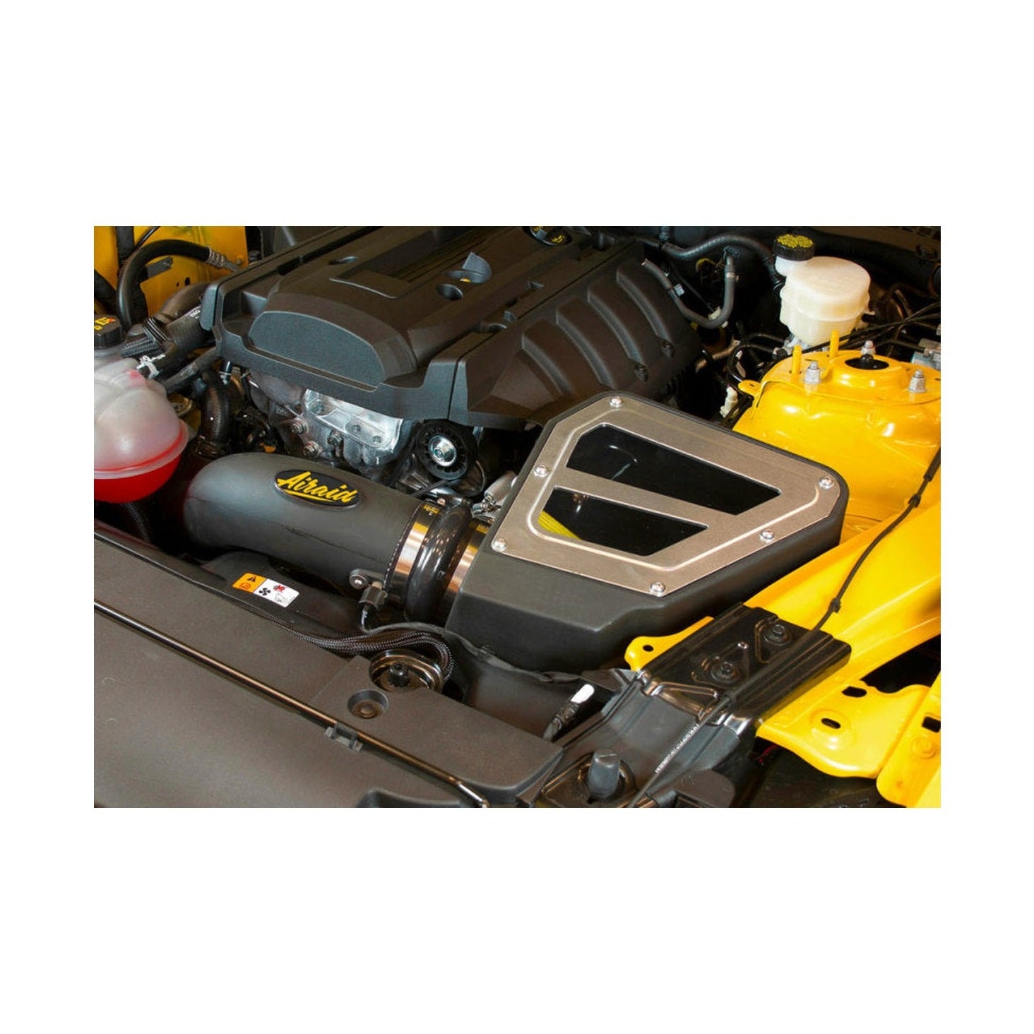 Airaid Airaid 15-20 Ford Mustang GT I4 2.3L F/I Performance Air Intake System, installed