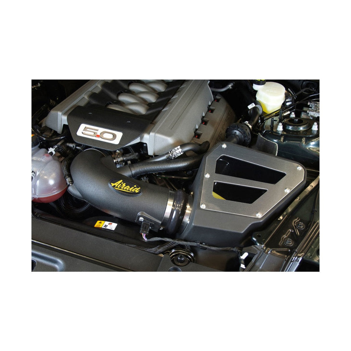 Airaid Airaid 15-17 Ford Mustang GT V8 5.0L F/I Performance Air Intake System, installed