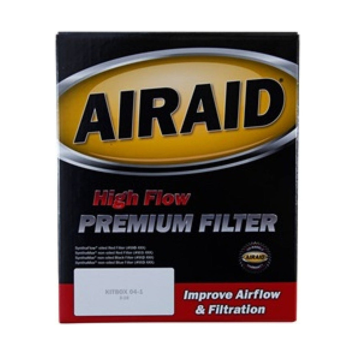 Airaid Airaid 10-14 Ford Mustang Shelby 5.4L Supercharged Direct Replacement Filter - Oiled / Red Media
