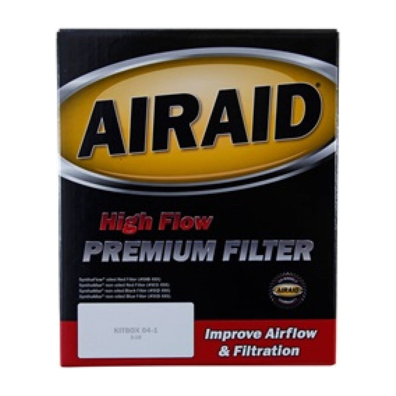Airaid Airaid 10-14 Ford Mustang Shelby 5.4L Supercharged Direct Replacement Filter - Oiled / Red Media