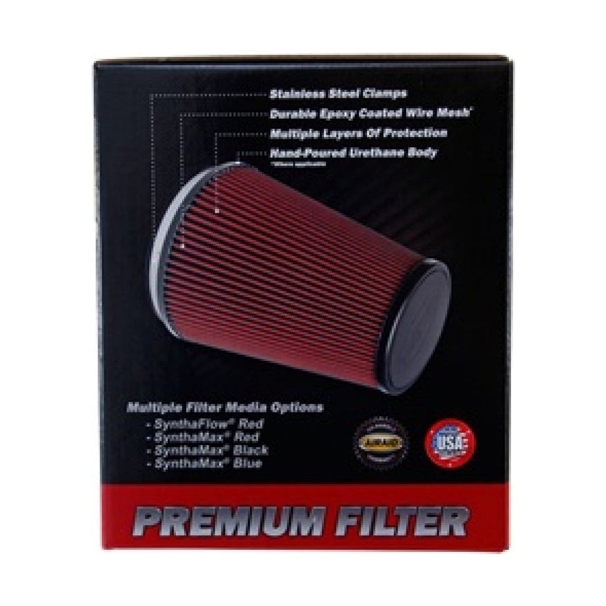 Airaid Airaid 10-14 Ford Mustang Shelby 5.4L Supercharged Direct Replacement Filter - Oiled / Blue Media