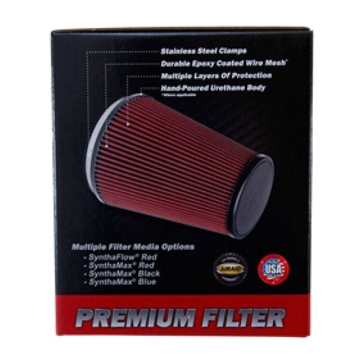Airaid Airaid 10-14 Ford Mustang Shelby 5.4L Supercharged Direct Replacement Filter - Dry / Blue Media
