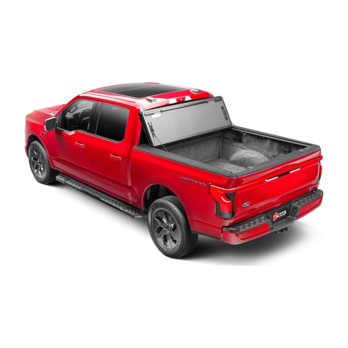 BAK BAK 21-22 Ford F-150 (Incl. 2022 Lightning) BAKFlip MX4 5.7ft Bed Cover - Matte Finish, installed