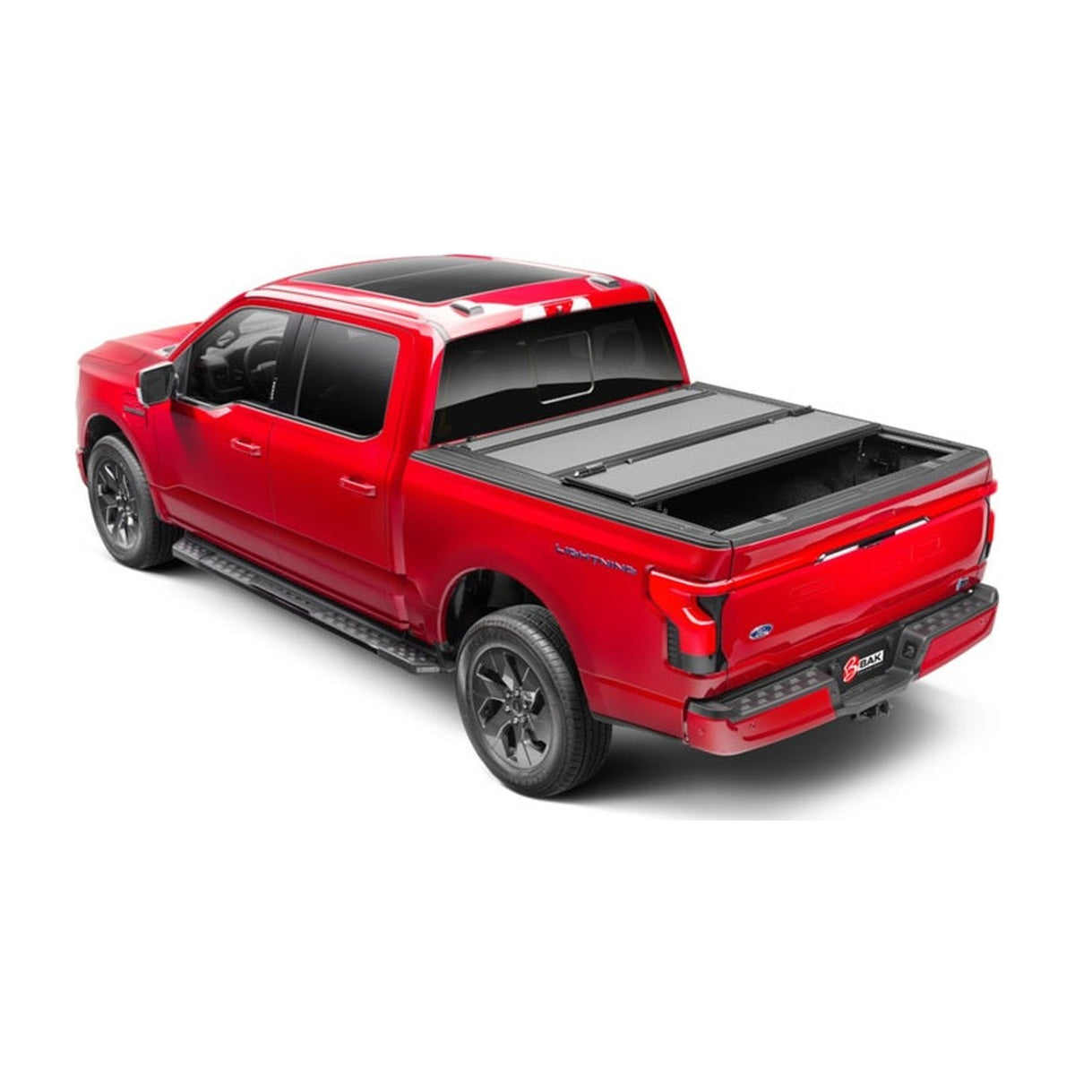 BAK BAK 21-22 Ford F-150 (Incl. 2022 Lightning) BAKFlip MX4 5.7ft Bed Cover - Matte Finish, installed