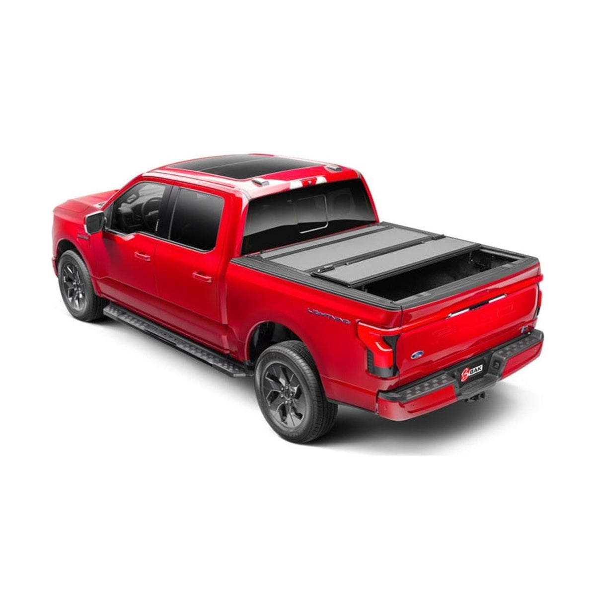 BAK BAK 21-22 Ford F-150 (Incl. 2022 Lightning) BAKFlip MX4 5.7ft Bed Cover - Matte Finish, installed