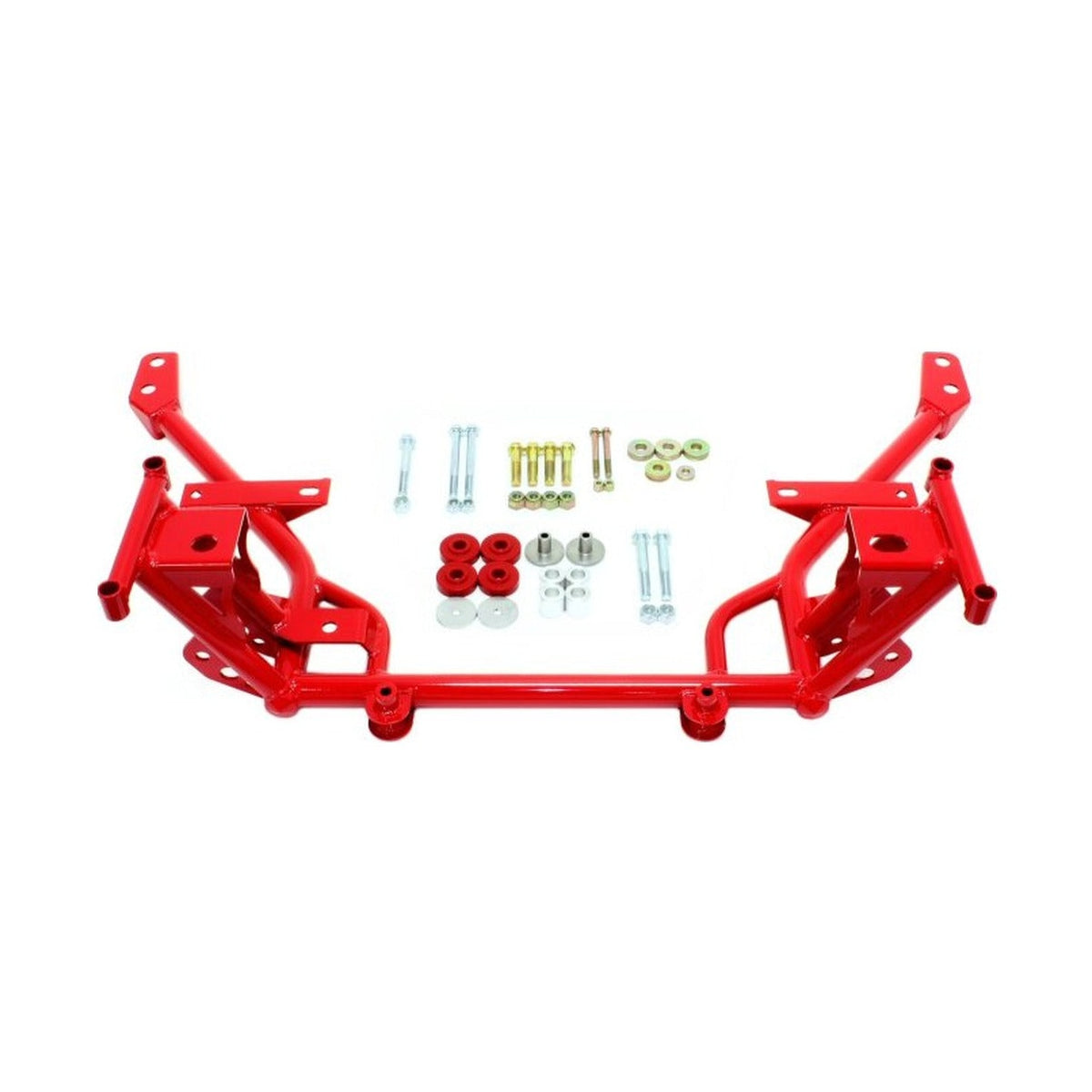 BMR Suspension BMR 05-14 S197 Mustang K-Member w/ STD. Motor Mounts and STD. Rack Mounts - Red