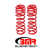 BMR Suspension BMR 05-14 S197 Mustang GT/GT500 Rear Performance/Drag Lowering Springs - Red