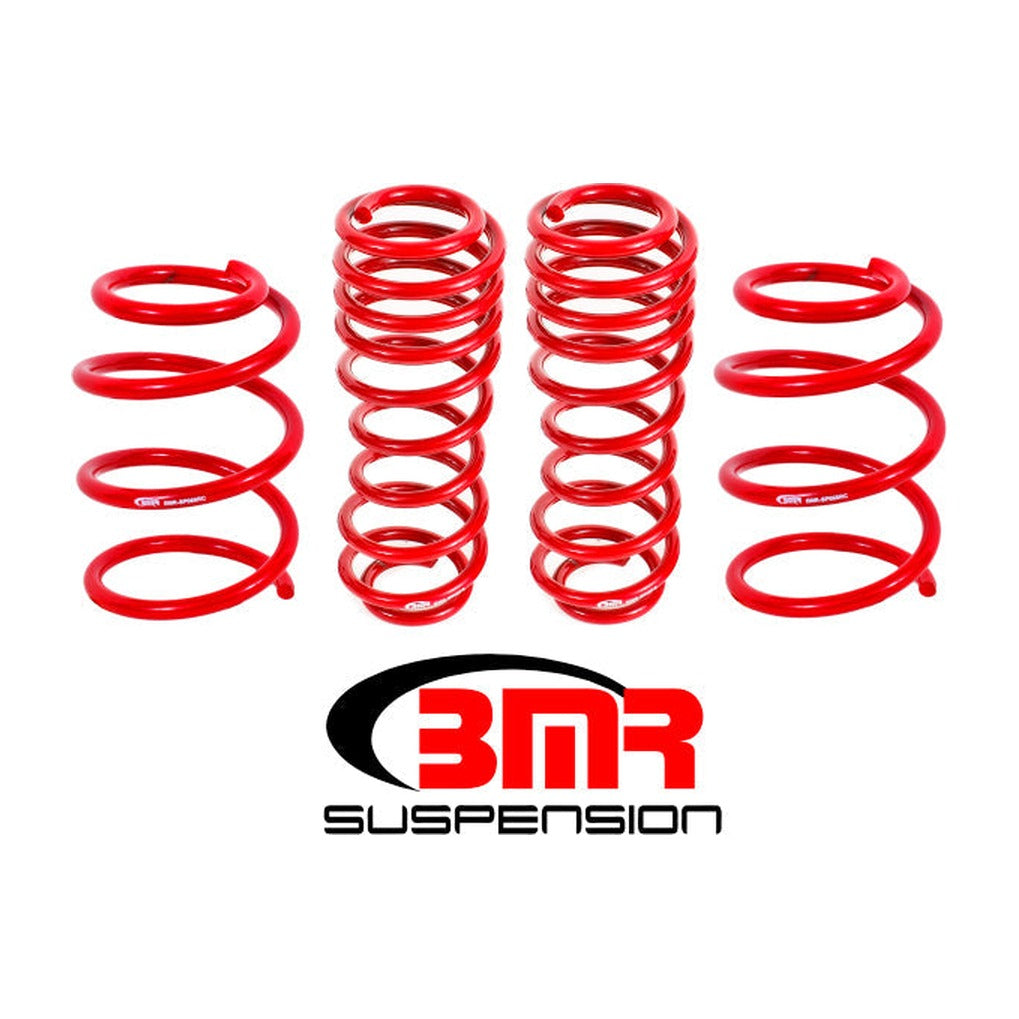 BMR Suspension BMR 05-14 S197 Mustang GT Handling Version Lowering Springs (Set Of 4) - Red