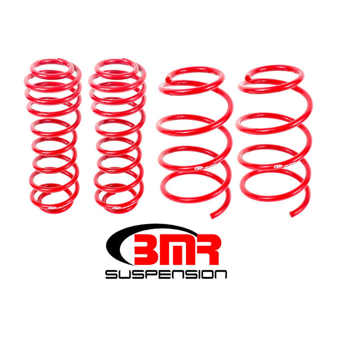 BMR Suspension BMR 05-14 S197 Mustang GT Drag Version Lowering Springs (Set Of 4) - Red