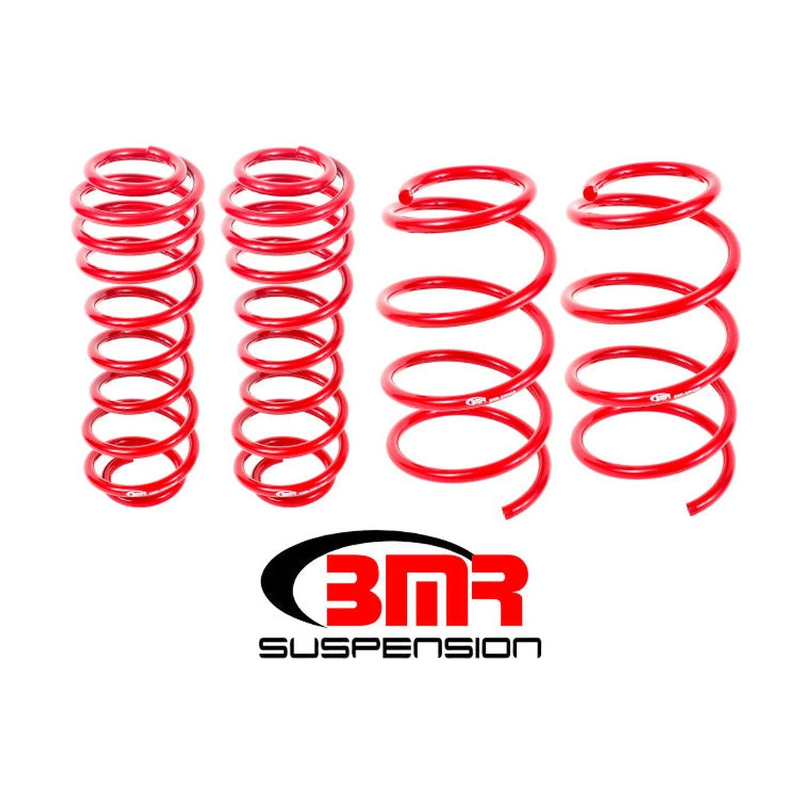 BMR Suspension BMR 05-14 S197 Mustang GT Drag Version Lowering Springs (Set Of 4) - Red