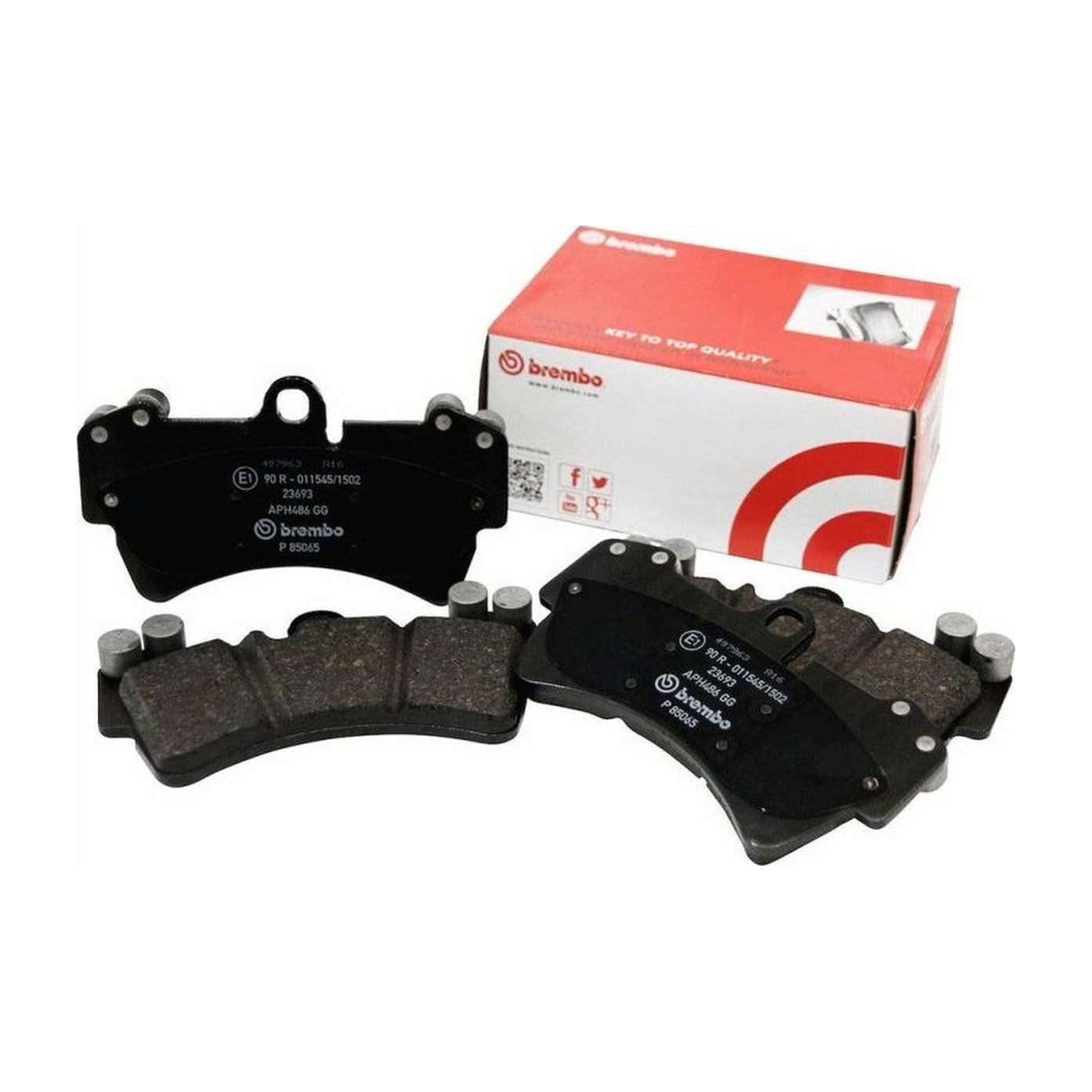 Brembo OE Brembo 10-22 Ford Expedition/11-19 Lincoln Navigator Front Premium NAO Ceramic OE Equivalent Pad