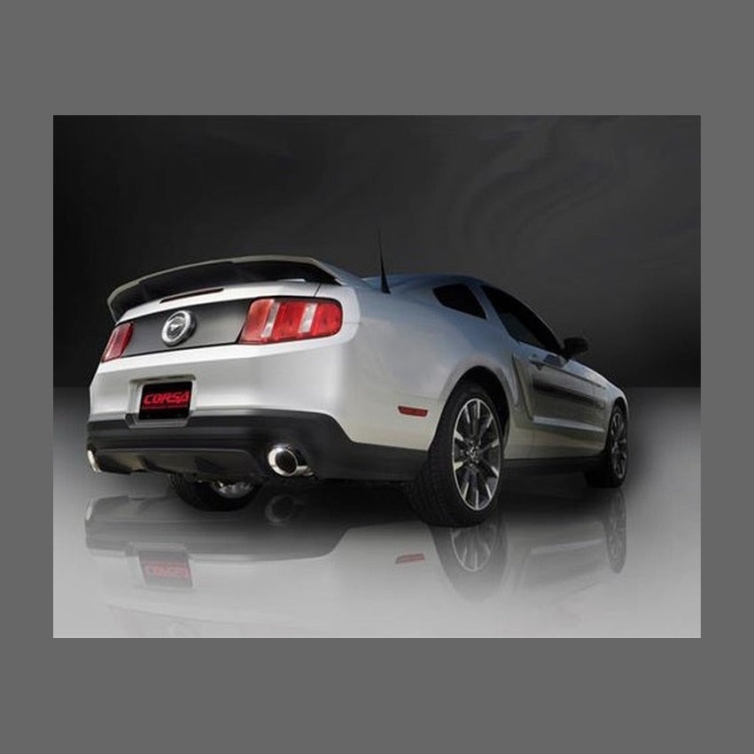 CORSA Performance Corsa 2011-2014 Ford Mustang GT/Boss 302 5.0L V8 Polished Sport Axle-Back Exhaust