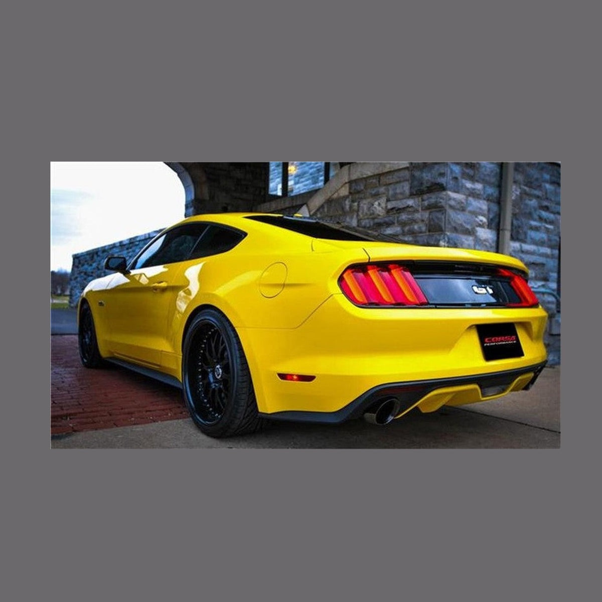 CORSA Performance Corsa 2015-2024 Ford Mustang GT 5.0 3in Double X Pipe Will Fit Factory Exhaust