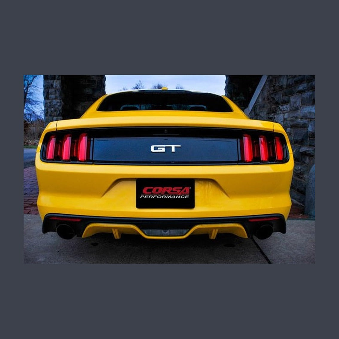 CORSA Performance Corsa 2015-2017 Ford Mustang GT Fastback 5.0 3in Xtreme Cat Back Exhaust w/ Dual Black 4.5in Tips