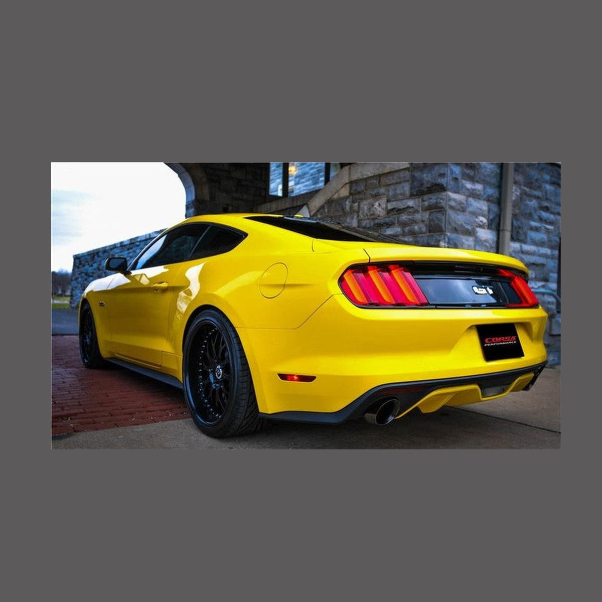CORSA Performance Corsa 2015-2017 Ford Mustang GT Fastback 5.0 3in Xtreme Cat Back Exhaust w/ Dual Black 4.5in Tips