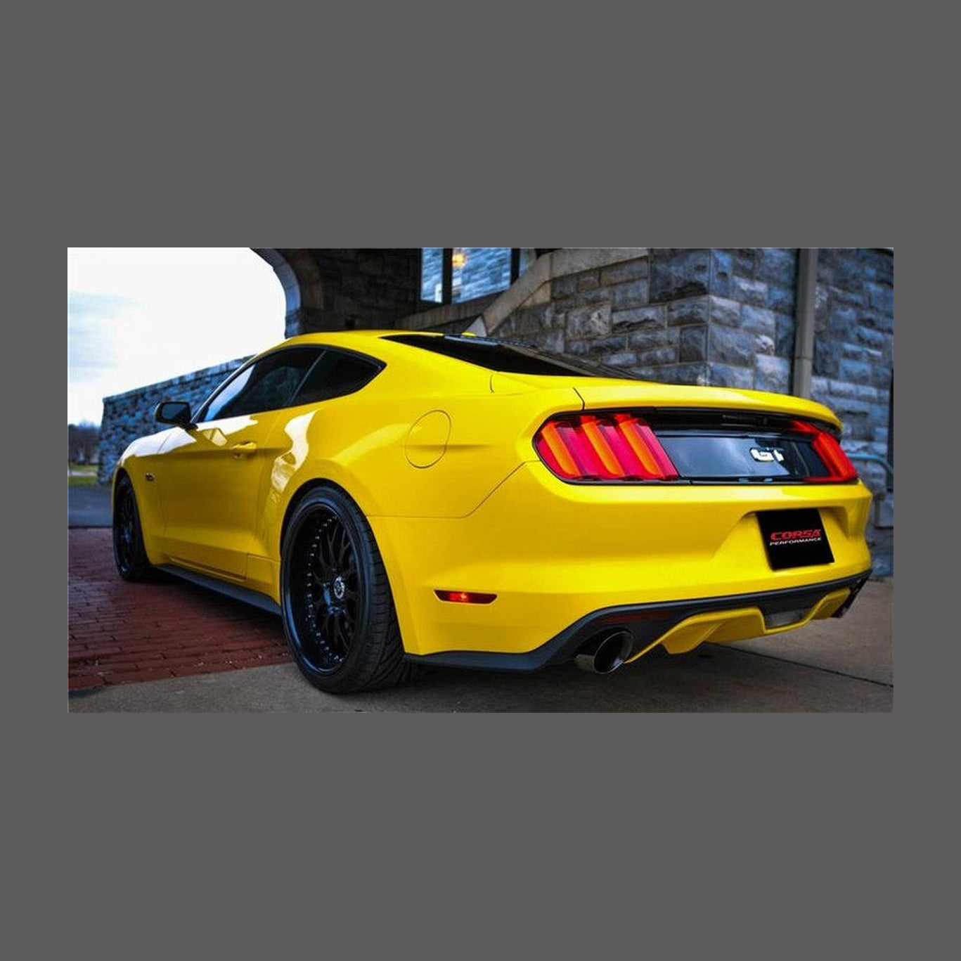 CORSA Performance Corsa 2015-2017 Ford Mustang GT Fastback 5.0 3in Xtreme Cat Back Exhaust w/ Dual Black 4.5in Tips