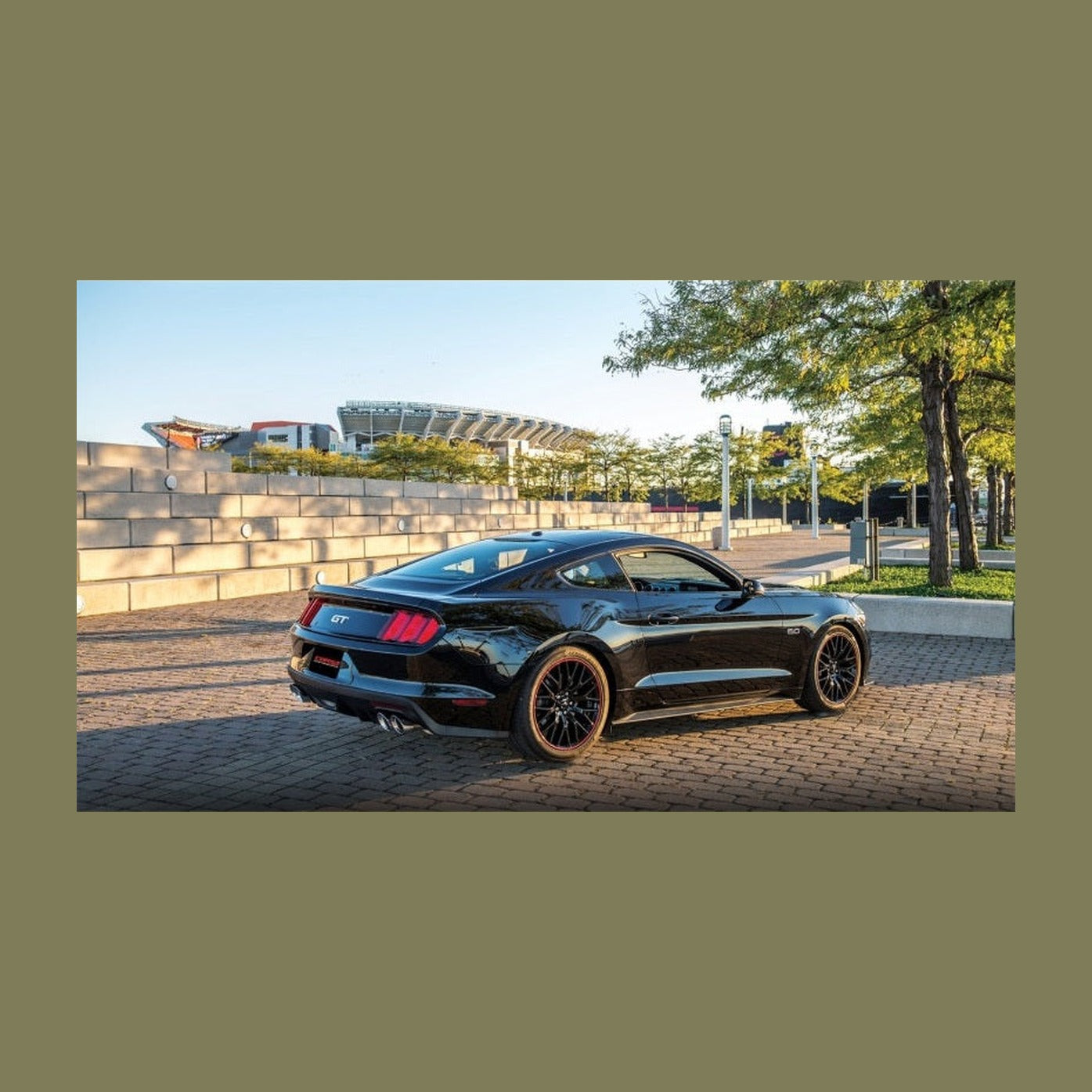 CORSA Performance Corsa 2015-2017 Ford Mustang GT 5.0 3in Cat Back Exhaust Polish Quad Tips (Xtreme), installed