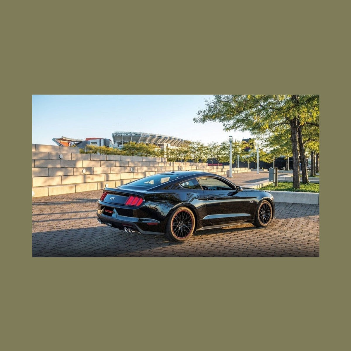 CORSA Performance Corsa 2015-2017 Ford Mustang GT 5.0 3in Cat Back Exhaust Polish Quad Tips (Xtreme), installed