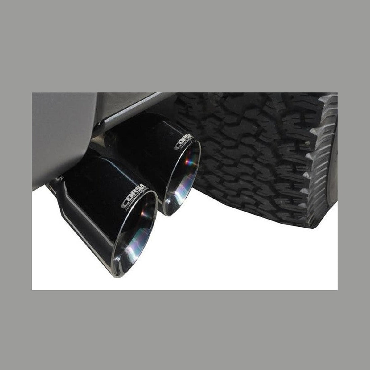 CORSA Performance Corsa 2011-2014 Ford F-150 Raptor 6.2L V8 133in Wheelbase Black Xtreme Cat-Back Exhaust
