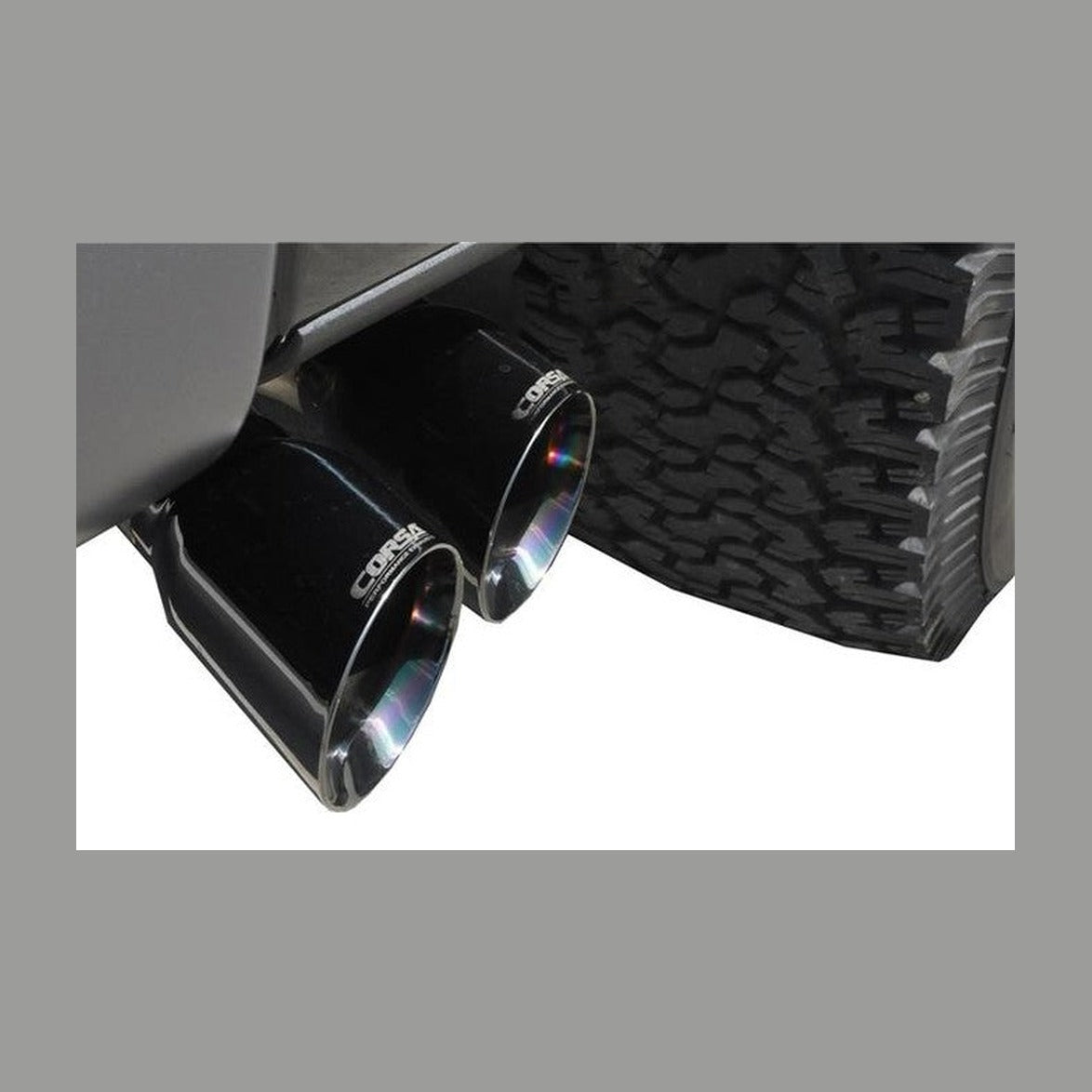 CORSA Performance Corsa 2011-2014 Ford F-150 Raptor 6.2L V8 133in Wheelbase Black Xtreme Cat-Back Exhaust