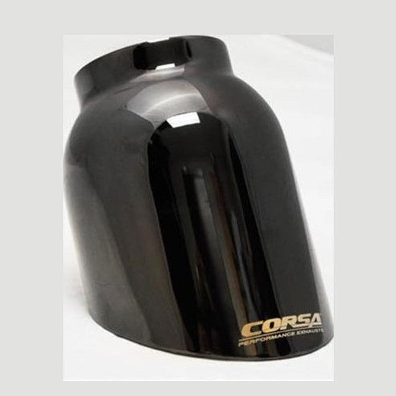 CORSA Performance Corsa 2015-2020 Ford F-150 5.0L V8 (Super Crew Cab) Black Sport Single Side Dual 4in Tips CB Exhaust