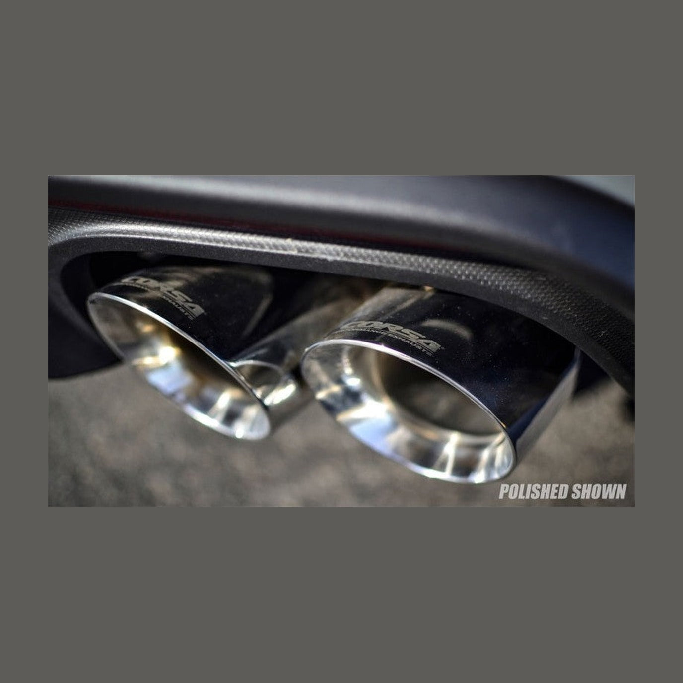 CORSA Performance Corsa 2018-2023 Ford Mustang GT Fastback 5.0L 3in Cat-Back System Dual Rear Exit w/ 4in GunmetalTips, installed