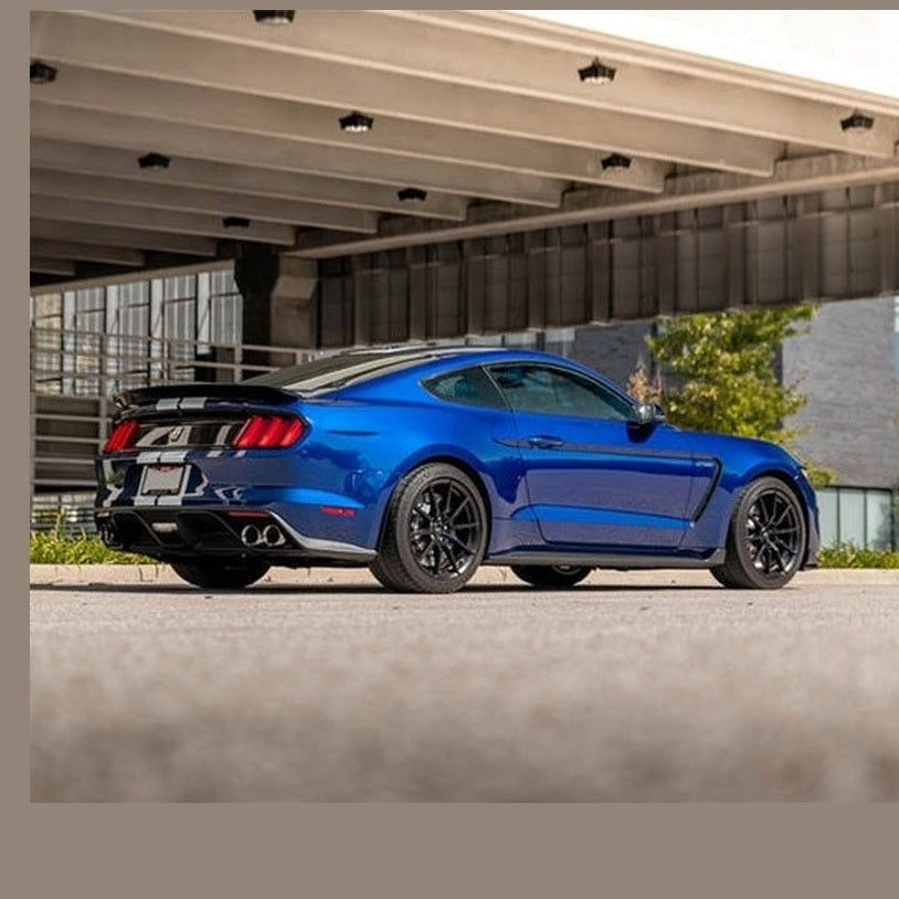CORSA Performance Corsa 2015-2020 Ford Mustang GT350/R 5.2L V8 Dual Rear Cat-Back- Stainless Dual Rear Exit, installed