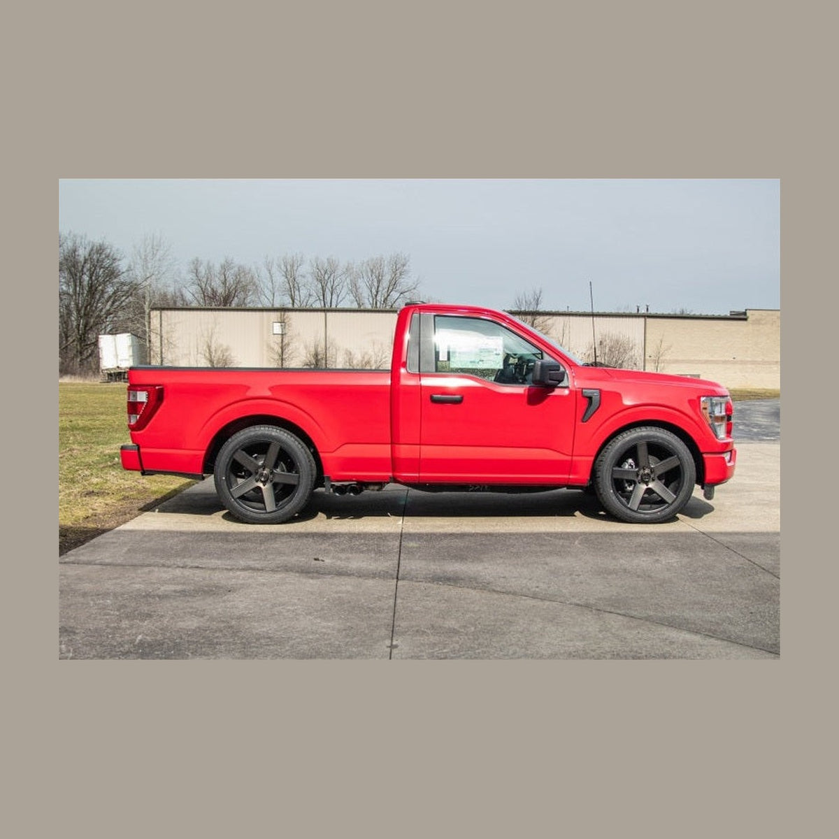 CORSA Performance Corsa 2021-2025 Ford F-150 Regular Cab/6.5in Bed 5.0L V8 Xtreme Cat-Back Front of Tire Exit-Black PV, installed