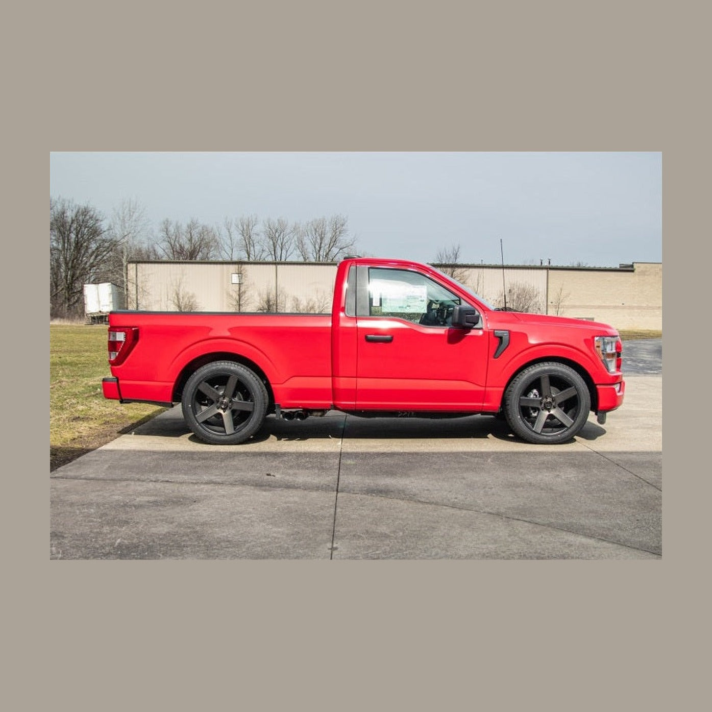 CORSA Performance Corsa 2021-2025 Ford F-150 Regular Cab/6.5in Bed 5.0L V8 Xtreme Cat-Back Front of Tire Exit-Black PV, installed