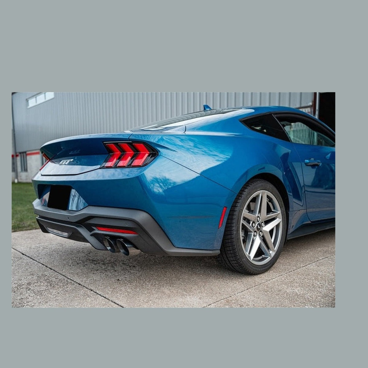 CORSA Performance Corsa 2024-2025 Ford Mustang V8 5.0L 3in Cat-Back Exhaust System w/ Twin 4in Black Pro-Series Tips, installed