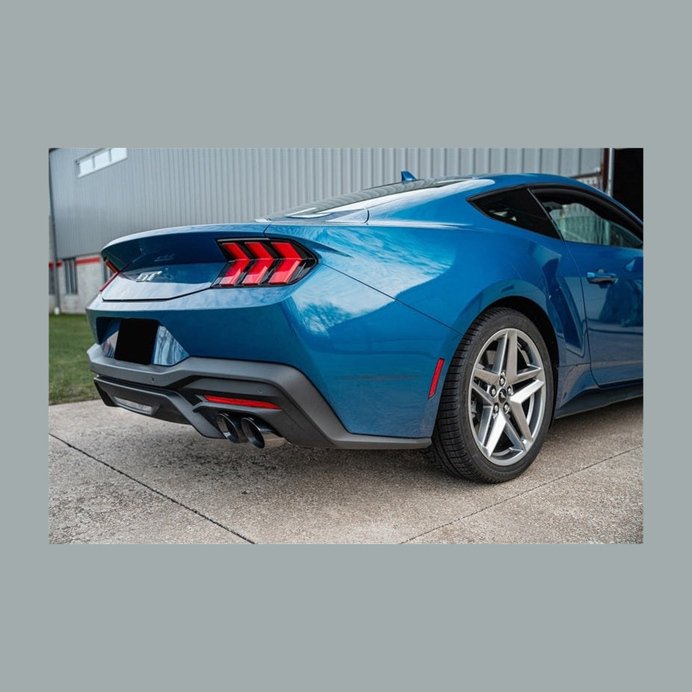 CORSA Performance Corsa 2024-2025 Ford Mustang V8 5.0L 3in Cat-Back Exhaust System w/ Twin 4in Black Pro-Series Tips, installed