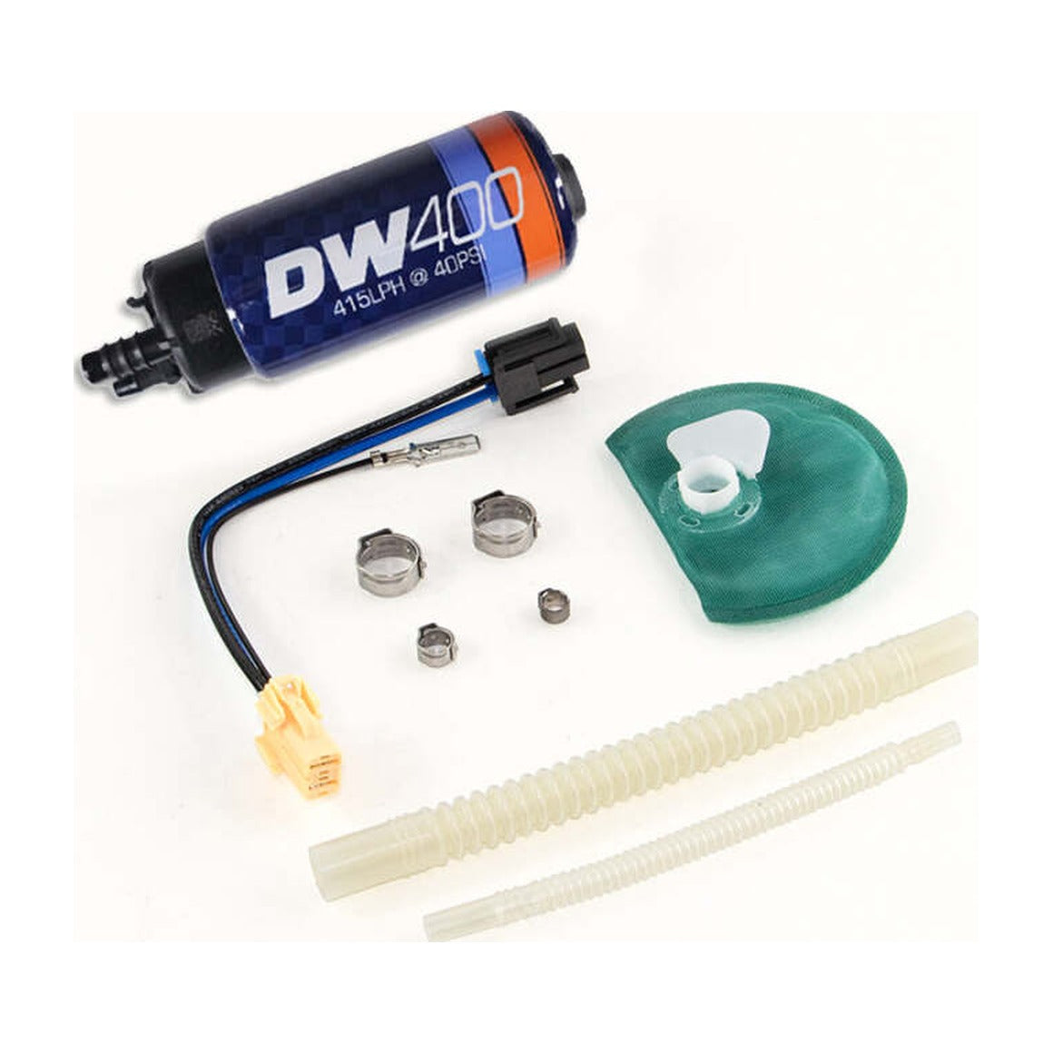 DeatschWerks DeatschWerks 415LPH DW400 Fuel Pump w/9-1047 Install Kit 15-17 Ford Mustang V6/GT w/ 1/8in Venturi